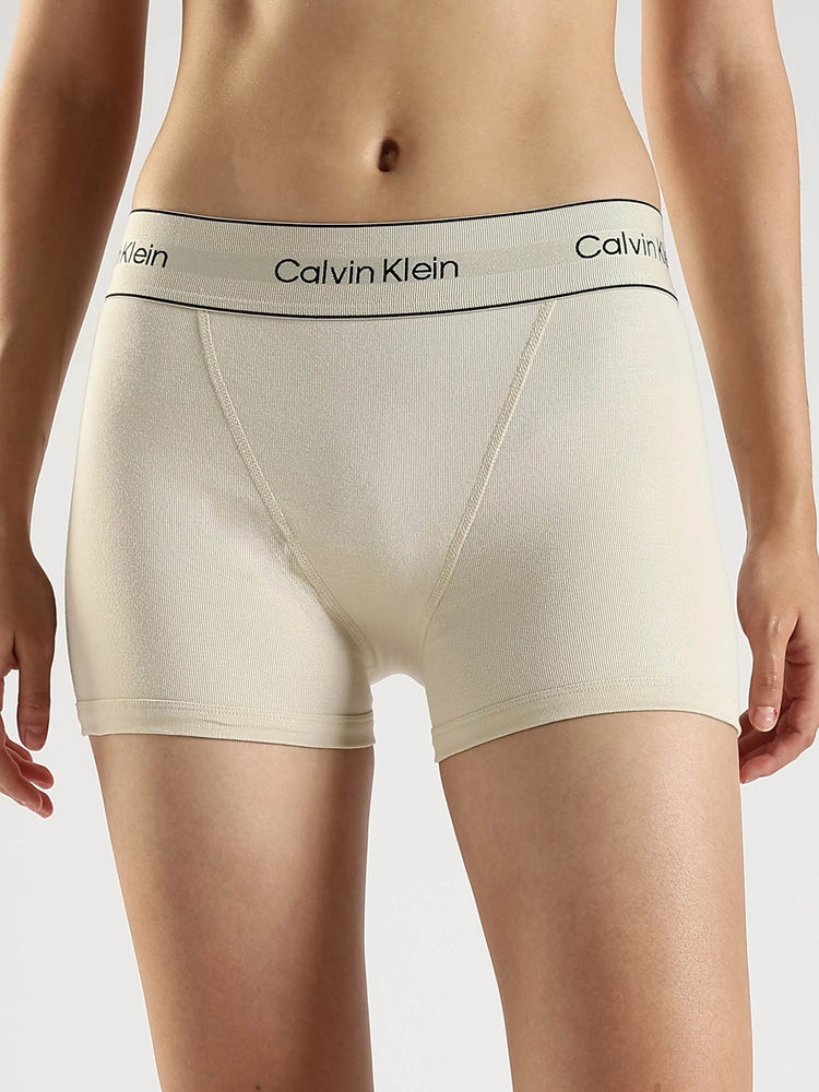 calvin klein fashion Calvin Klein Solid Beige Mid Rise Boy-Shorts-picture-10