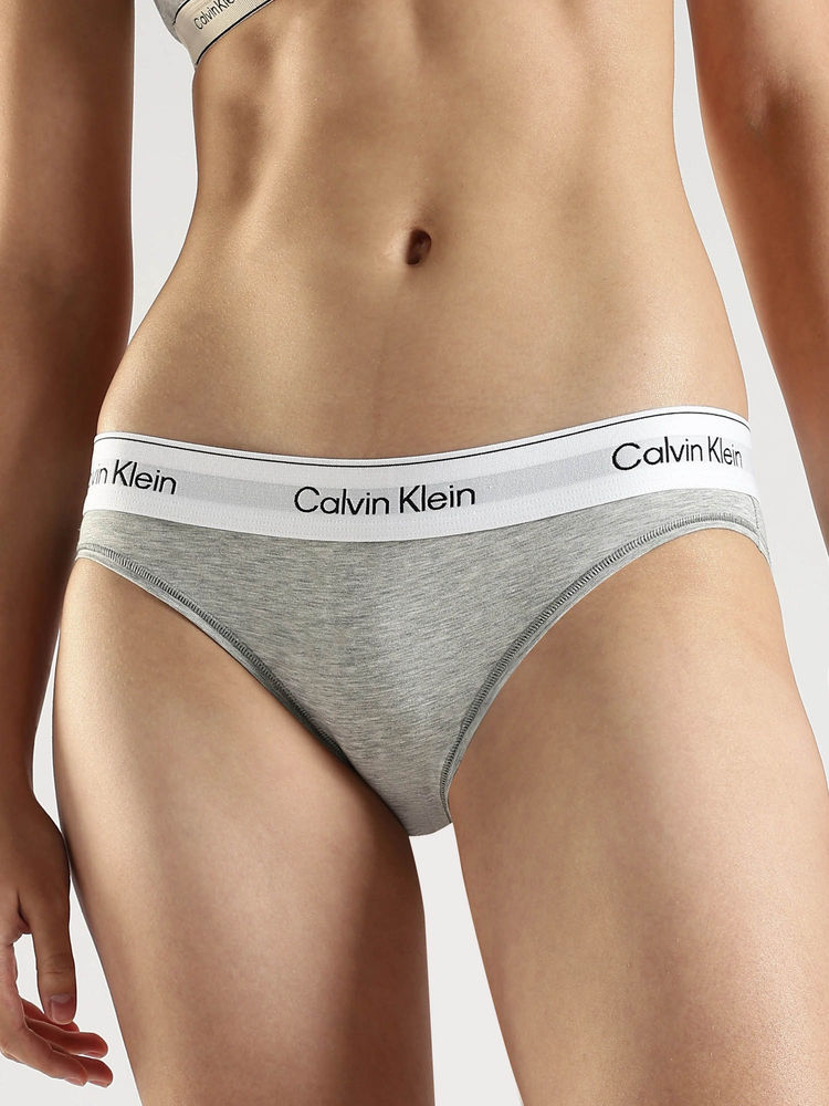 calvin klein fashion Calvin Klein Solid Grey Low Rise Bikini-Brief-picture-16