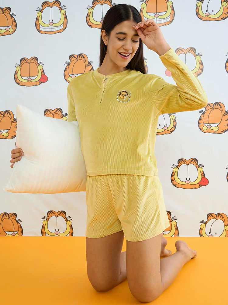 Sweet Dreams Womens Garfield Top with Shorts-picture-10