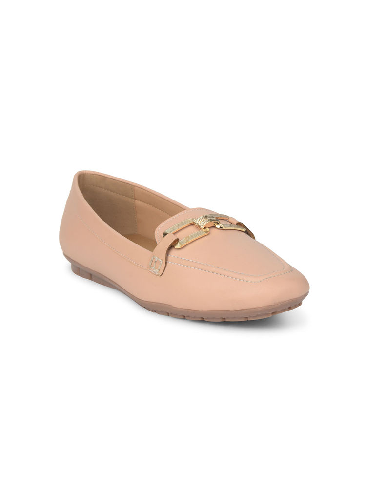 Bata Peach Womens Loafers-image-6