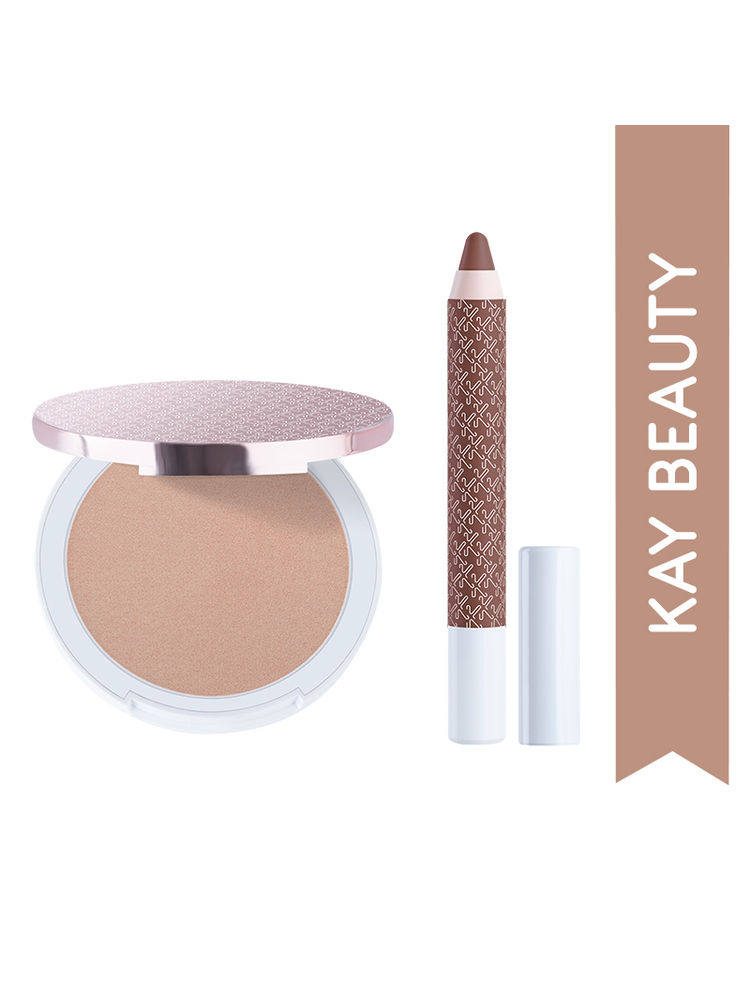 Sculpt & Glow With Kay Beauty Contour Stick & Highlighter Combo