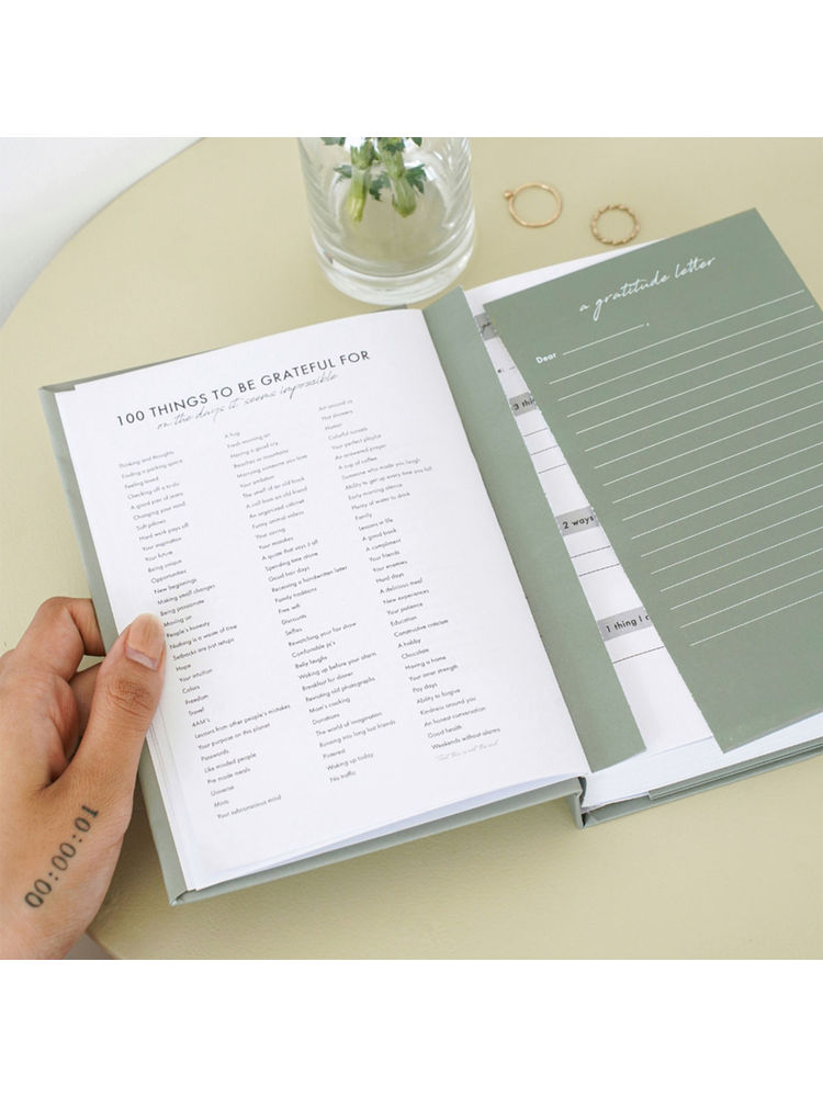 Happywagon Green Gratitude Letters & 365-Day Gratitude Journal-image-2