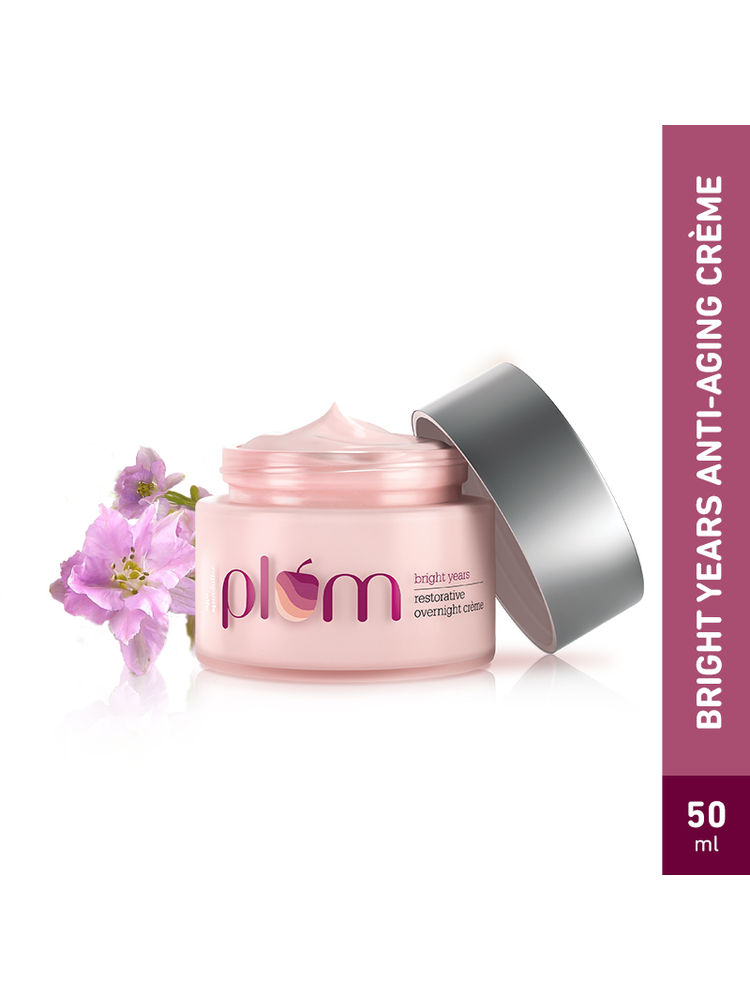Plum Bright Years Restorative Overnight Anti-Aging Creme - Firms Skin, Reduces Fine Lines & Wrinkles-picture-15
