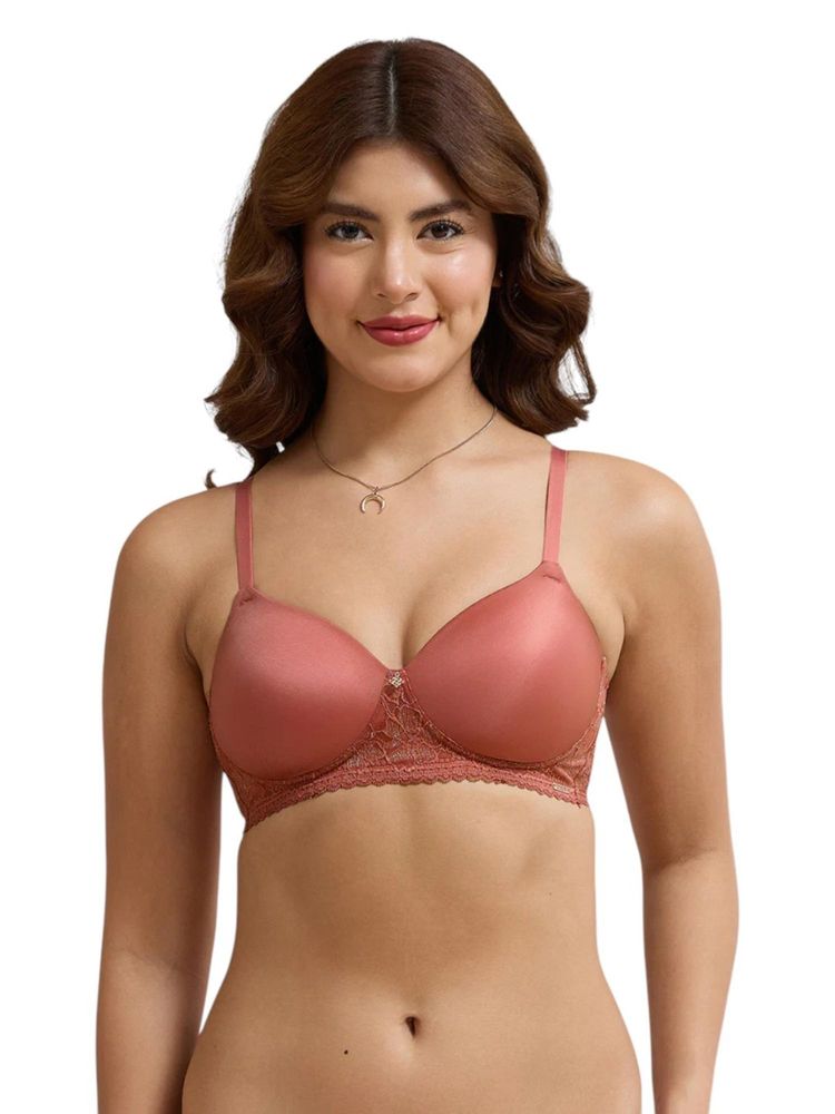 Amante Pink Solid Wireless Bra-picture-20