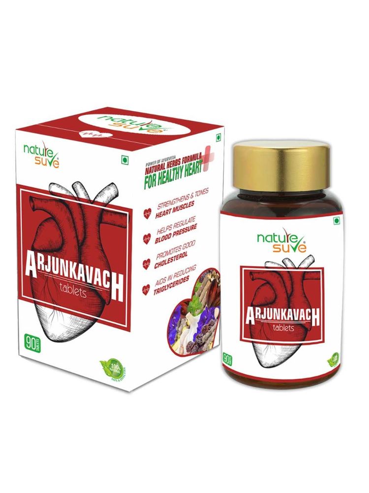 Nature Sure Arjun Kavach Tablets For Healthy Heart In Men And Women-image-43
