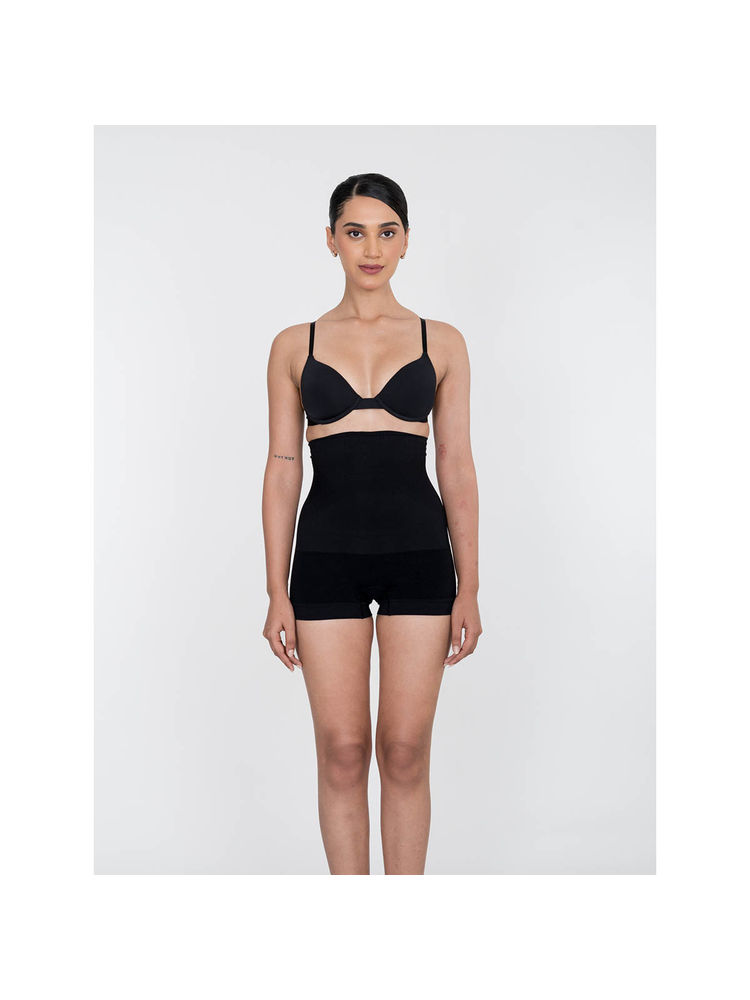 Shapercult High Waist Shaper BoyShorts -Black-picture-25