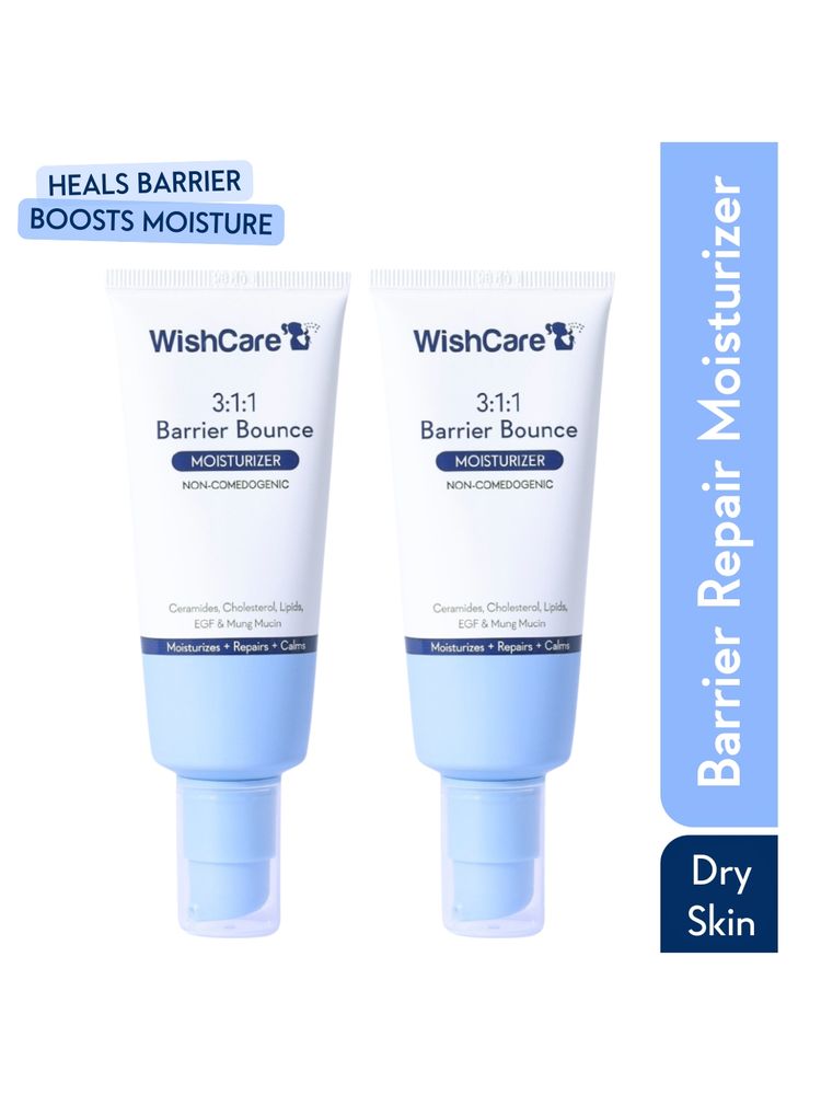 Wishcare 3:1:1 Barrier Bounce Moisturiser All Skin Types Non-Comedogenic Barrier Repair - Set Of 2-picture-13