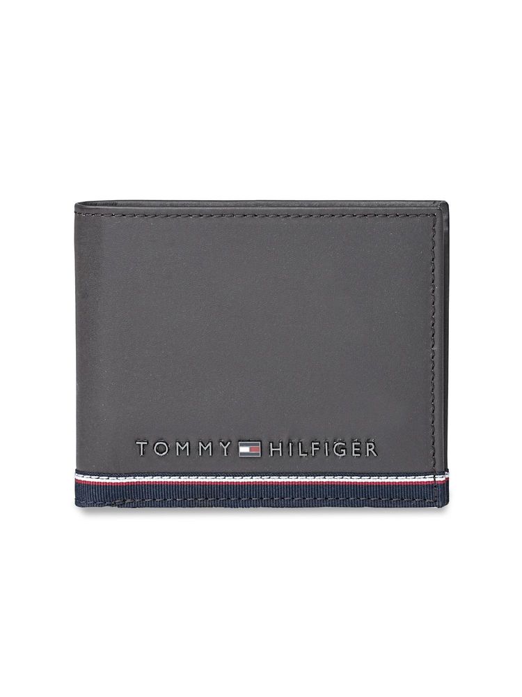 Tommy Hilfiger Men's Global Coin Leather Wallet Acre - Brown-image-29