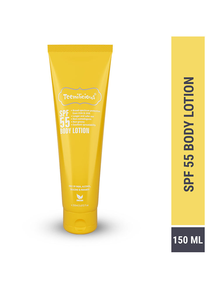 Teenilicious SPF 50+ Sunscreen Body Lotion With PA+++ Broad Spectrum UVA & UVB Protection-image-45