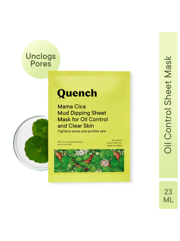 Quench Oil Control Sheet Mask with Cica & Korean Ginseng-picture-22
