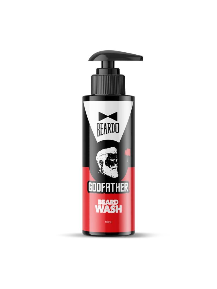 Beardo Godfather Beard Wash for men, Actively cleanses skin and beard