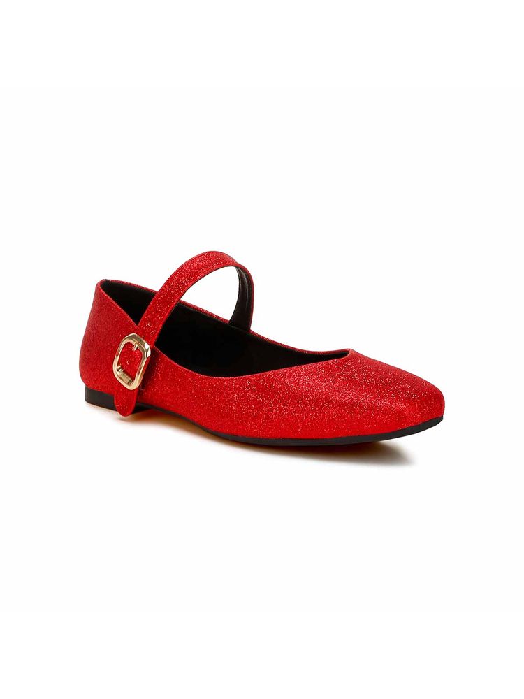 London Rag Women Faux Leather Square Toe Ballerinas-picture-14