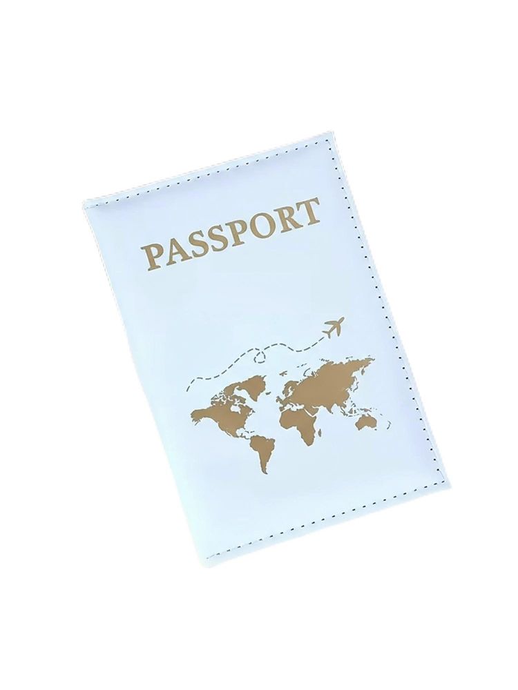 House of Quirk Leather Travel Passport Cover - Blue-picture-12