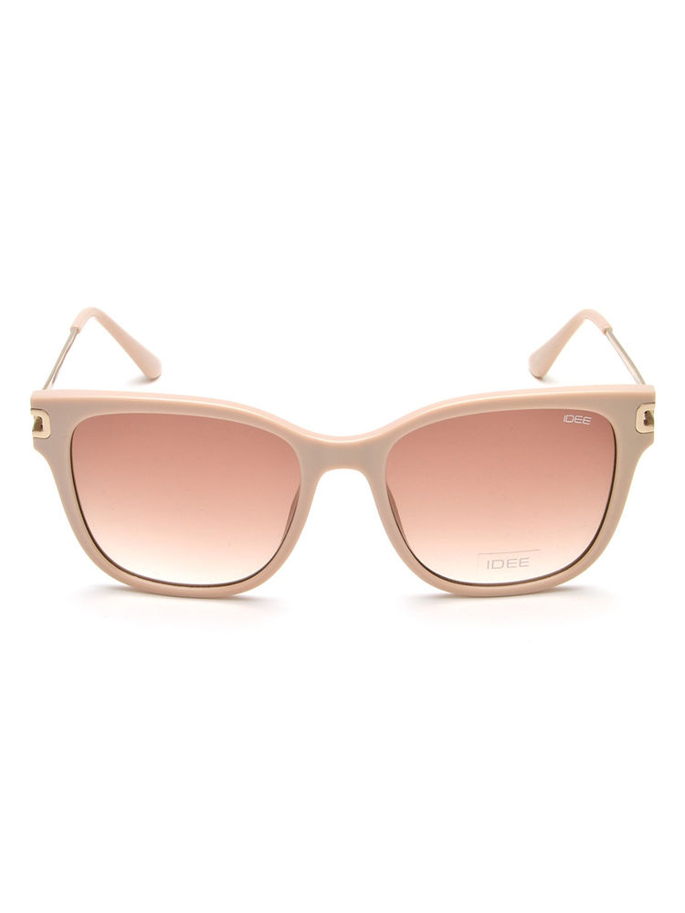 IDEE Brown Square 100% Uv Protected Sunglasses For Women Size 54-image-24