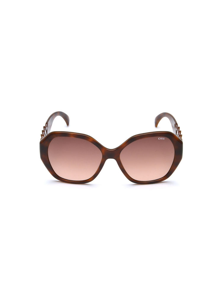 IDEE Brown Square 100% Uv Protected Sunglasses For Women Size 56-image-27