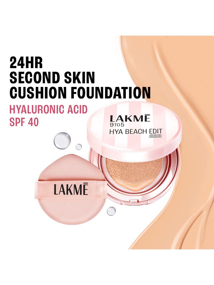 Lakme 9To5 Hya Matte Beach Edit Cushion Foundation-picture-13