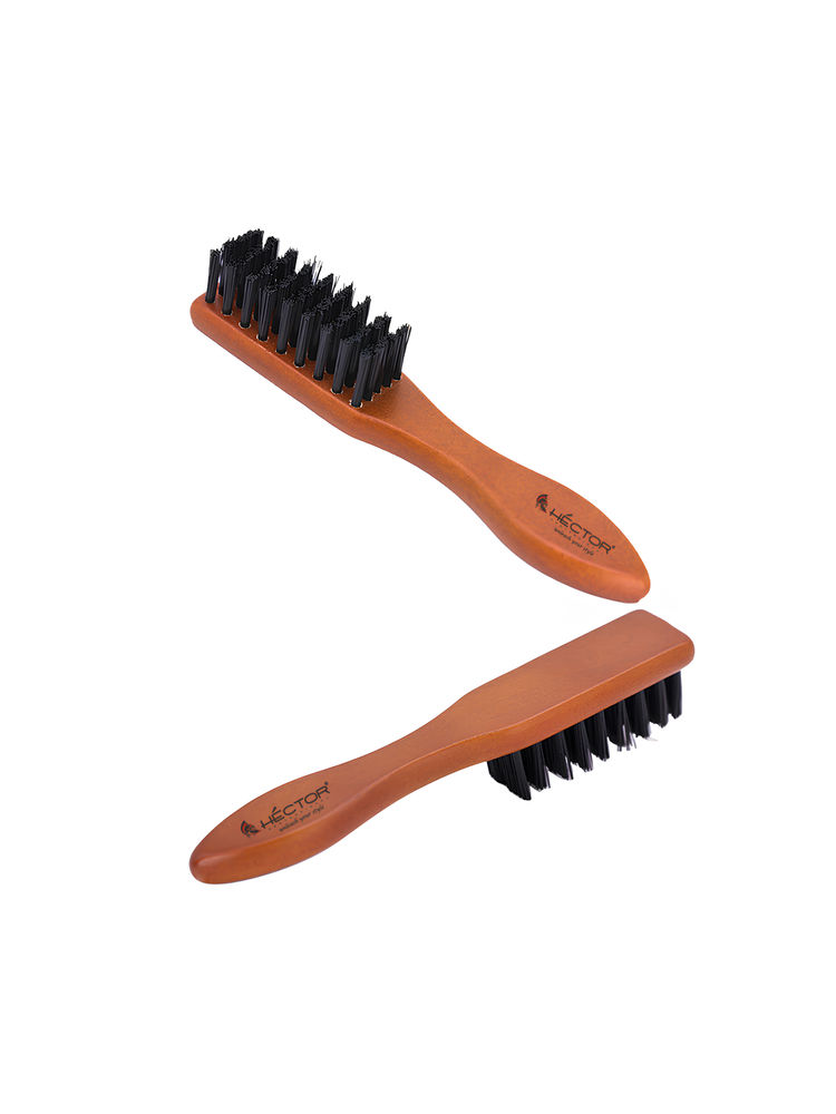 Hector Professional Wooden Beard Brush - Pack of 2