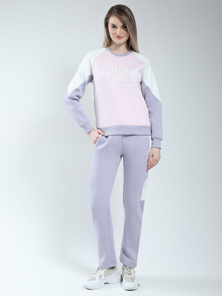 Monte Carlo Women Colourblocked Round Neck Tracksuit (Set of 2) (Set of 2)-picture-15