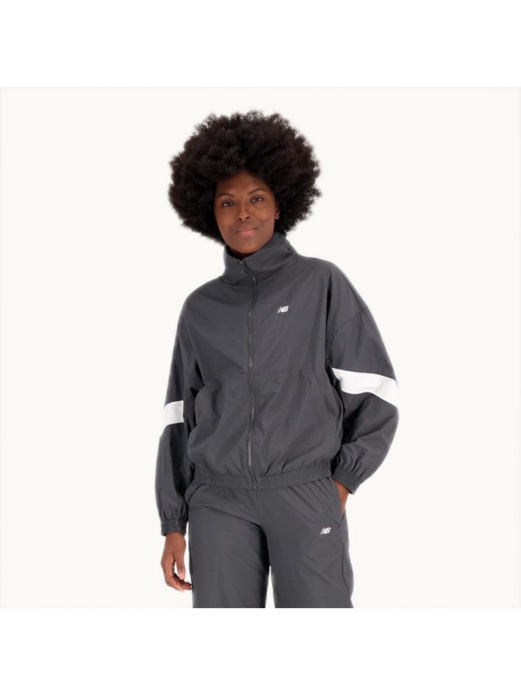 New Balance Women's Grey Bomber Jacket-picture-22