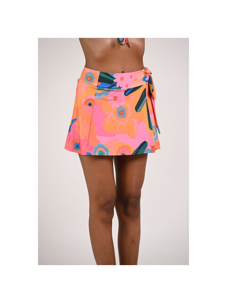 TFW Swim Skort With Tie Up Multi-Color-image-8