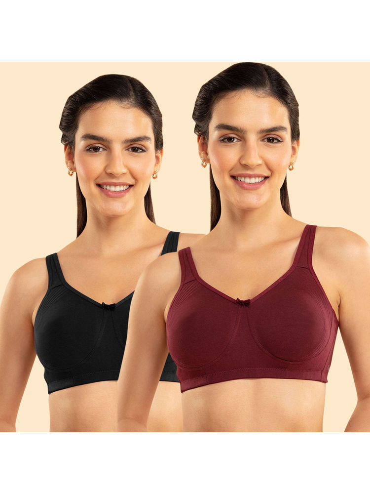 Nykd by Nykaa Encircled with Love NYB169 Black and Maroon (Pack of 2)-image-3