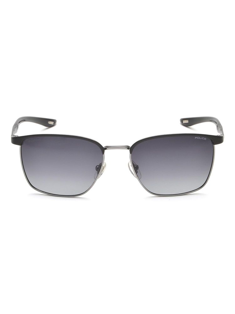 police accessories Police Men Full Rim Metal Round Grey Lens Sunglasses (56)-picture-25