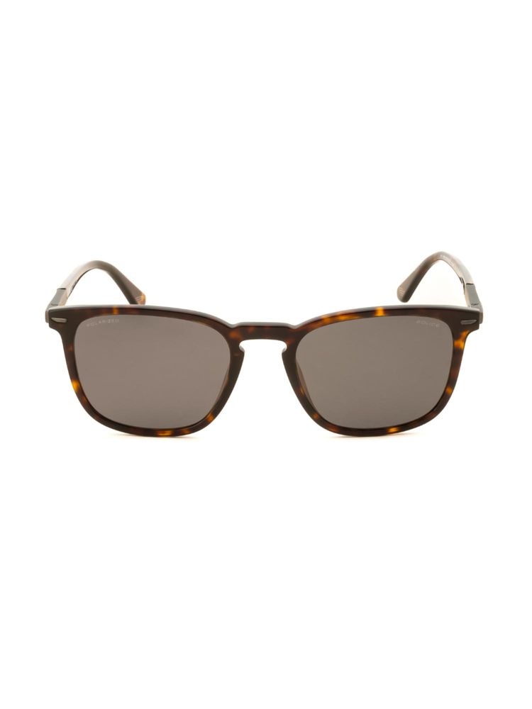 police accessories Police Men Full Rim Acetate Square Brown Lens Sunglasses (54)-picture-27
