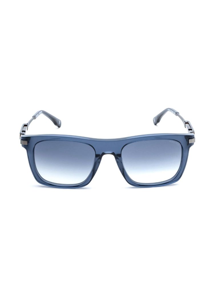 police accessories Police Men Full Rim Acetate Square Blue Lens Sunglasses (53)-picture-12