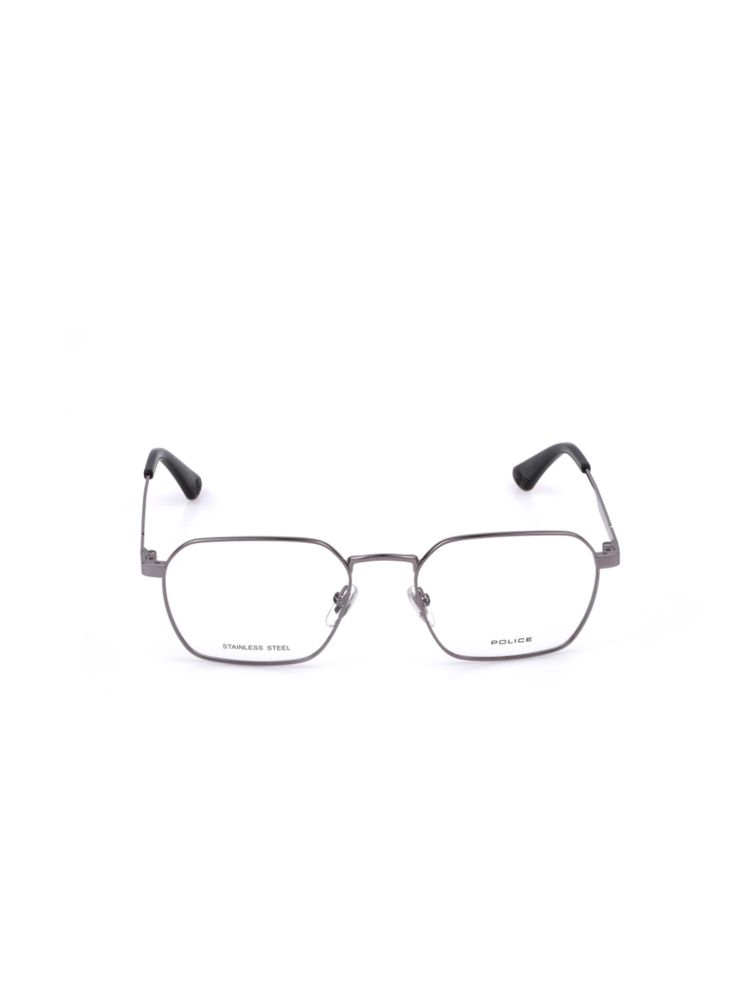 police accessories Police Men Full Rim Steel Irregular Grey Eyeglass Frame (54)-picture-22