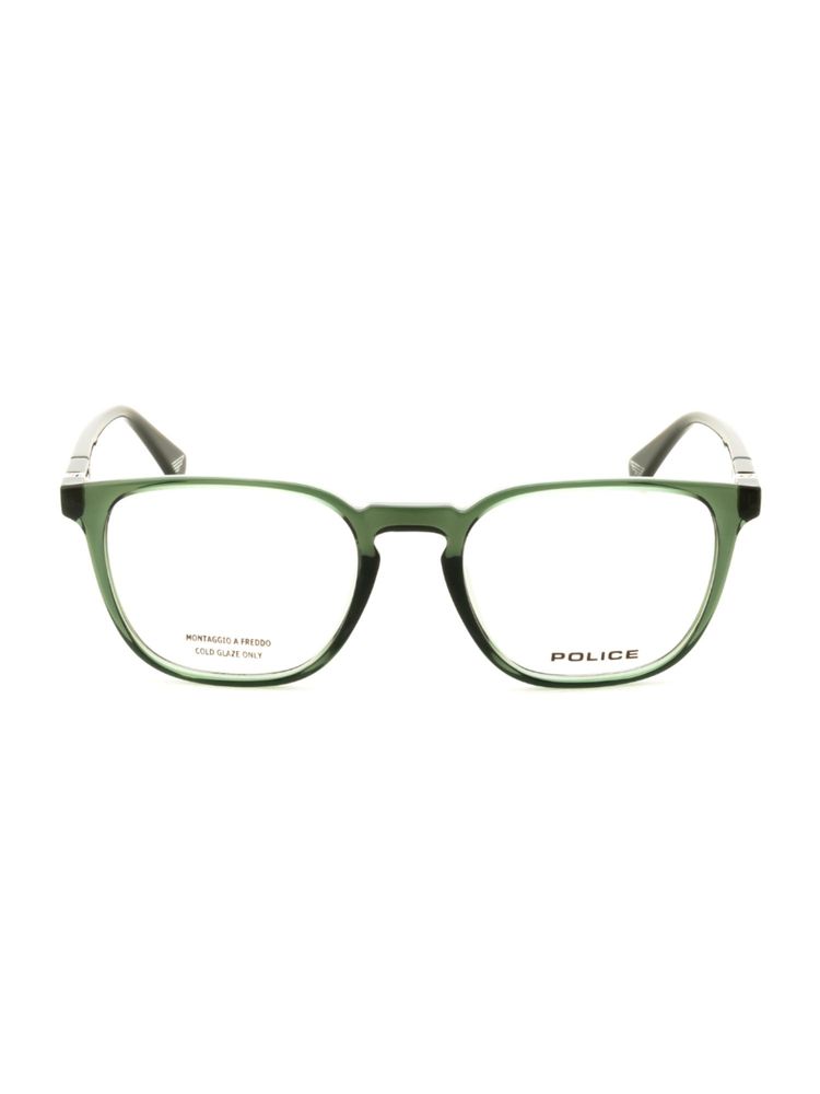 Police Men Full Rim Pc Square Green Eyeglass Frame (52)-image-36