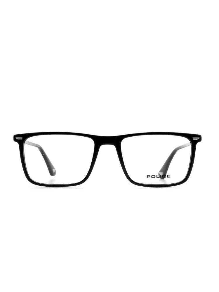 police accessories Police Men Full Rim Acetate Rectangle Black Eyeglass Frame (52)-picture-14