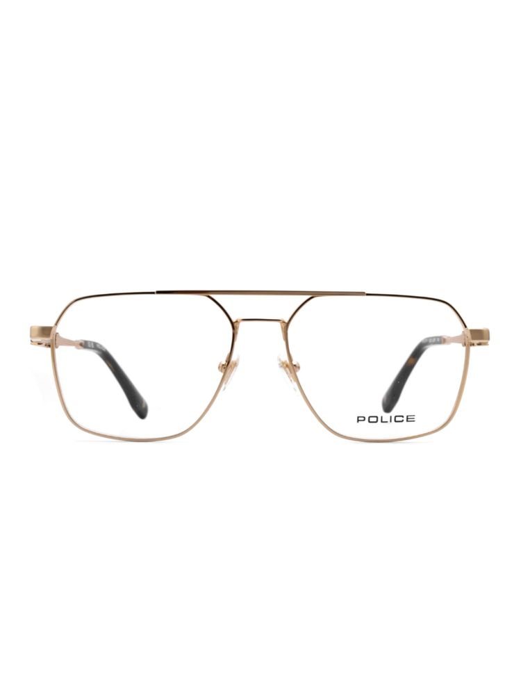 police accessories Police Men Full Rim Metal Pilot Gold Eyeglass Frame (56)-picture-37