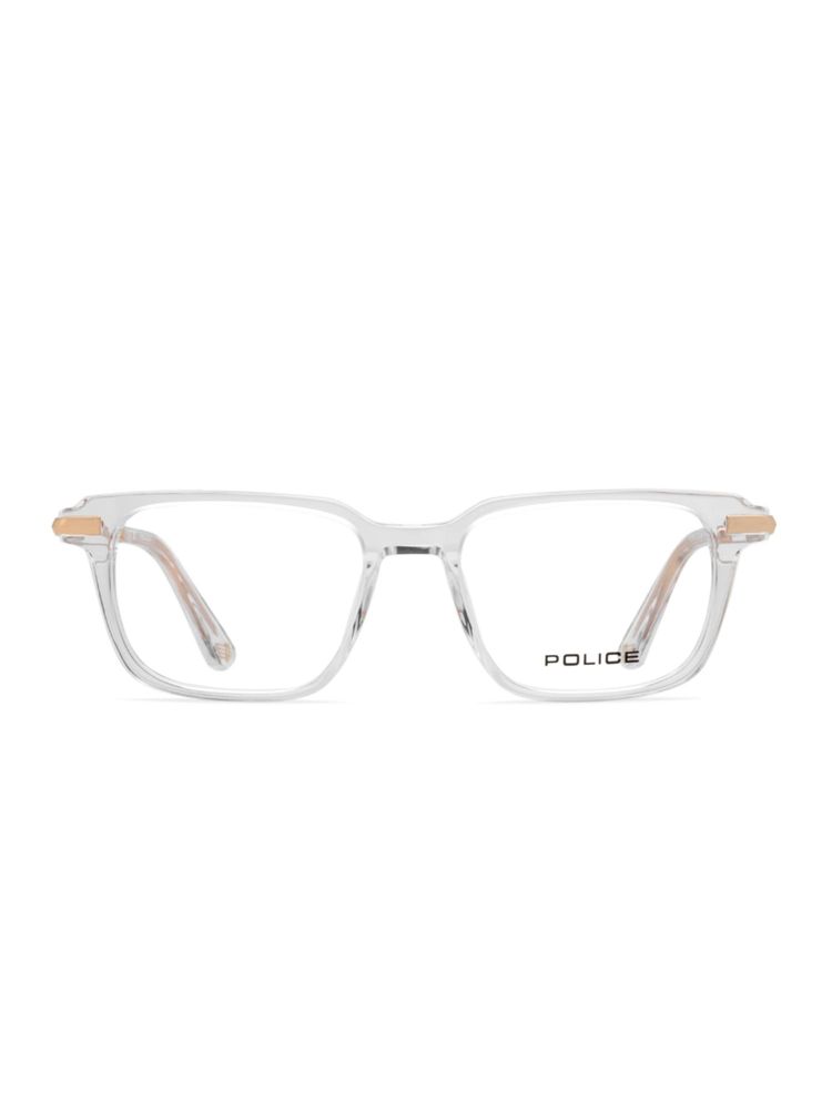 police accessories Police Men Full Rim Acetate Square White Eyeglass Frame (50)-picture-23