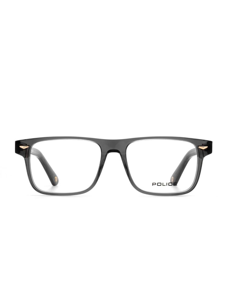 police accessories Police Men Full Rim Acetate Rectangle Grey Eyeglass Frame (53)-picture-10