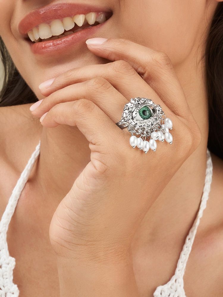 Joker & Witch Women Eye Spy Evil Eye Ring-picture-49