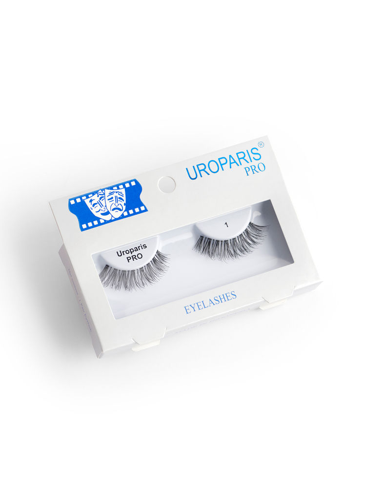 Uroparis Human Hair Eyelashes - PRO 1 / BLACK DOUBLE VOLUME HAIR-picture-18