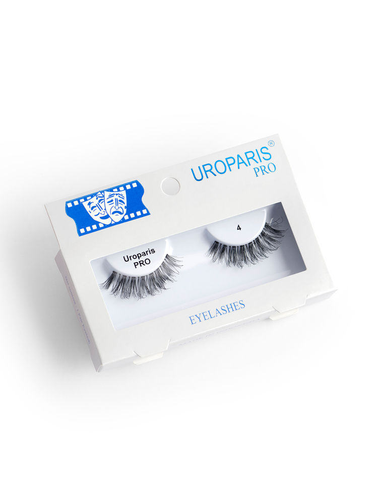 Uroparis Human Hair Eyelashes - PRO 4 / BLACK DOUBLE VOLUME HAIR-picture-25