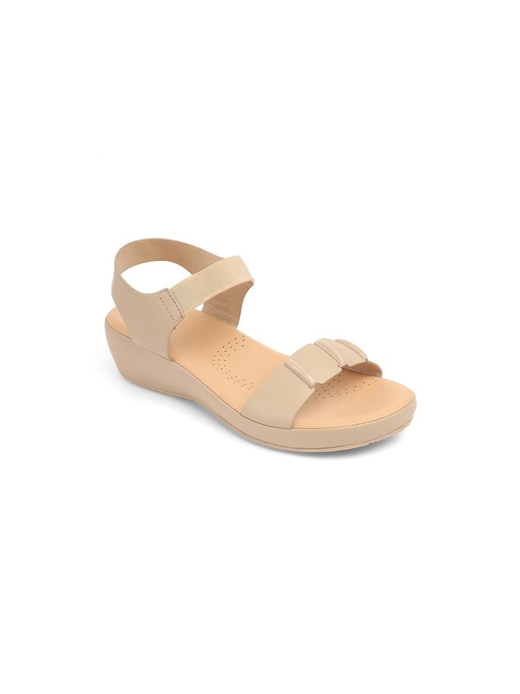 PEPPER Women Comfort Beige Sandals-image-16
