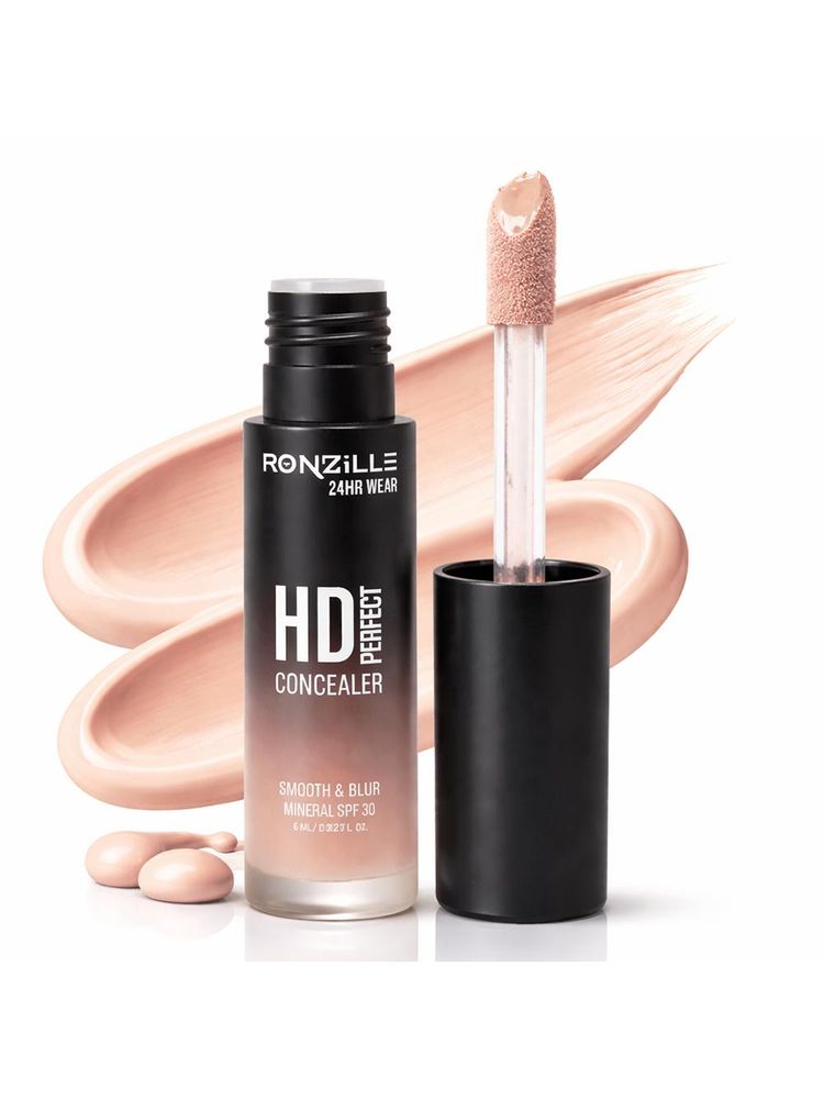 Ronzille 24Hr Wear HD Perfect Concealer Smooth & Blur Mineral Concealer SPF 30-image-3