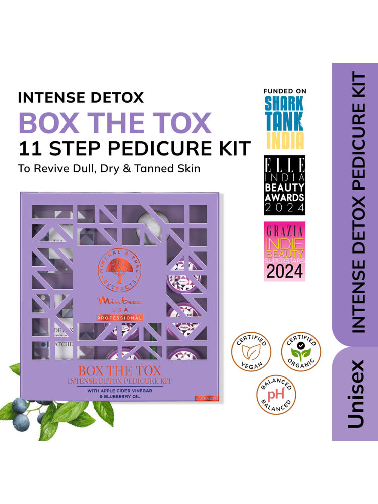 Mintree Detox 11 Step Manicure-Pedicure kit, repairs dry & cracked heels for soft-tan free skin-image-47