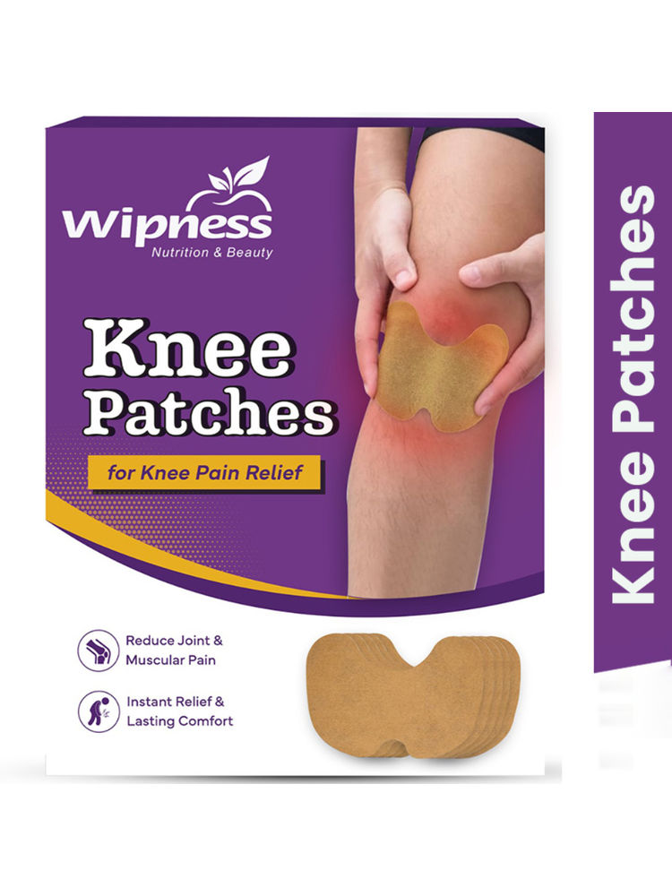 Wipness Natural Knee Patches For Knee Pain Relief - Pack Of 1-10 Patches