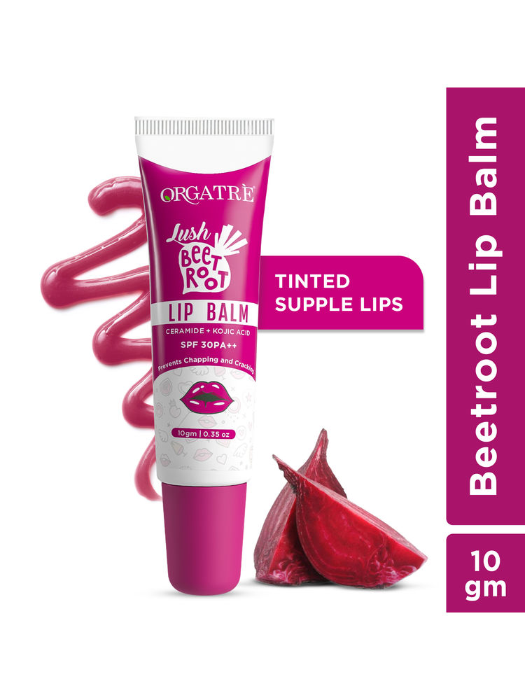 Orgatre Beetroot Tinted Lip Balm SPF PA++ 30-picture-26