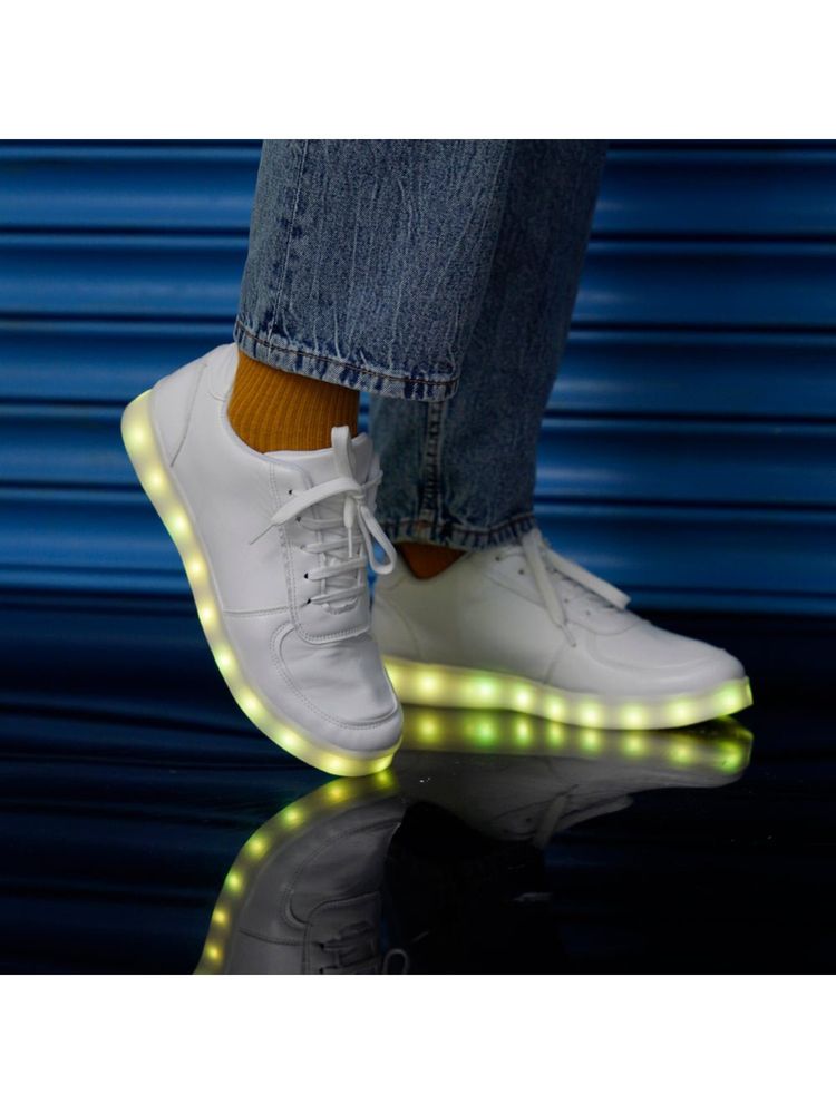 The Quirky Naari Light Me Up Sneakers White-picture-14