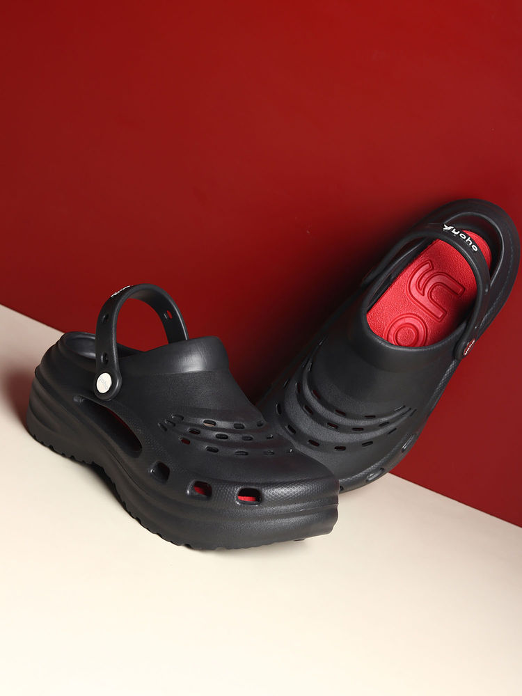 Yoho Jumbo Clogs for Women Black-picture-14