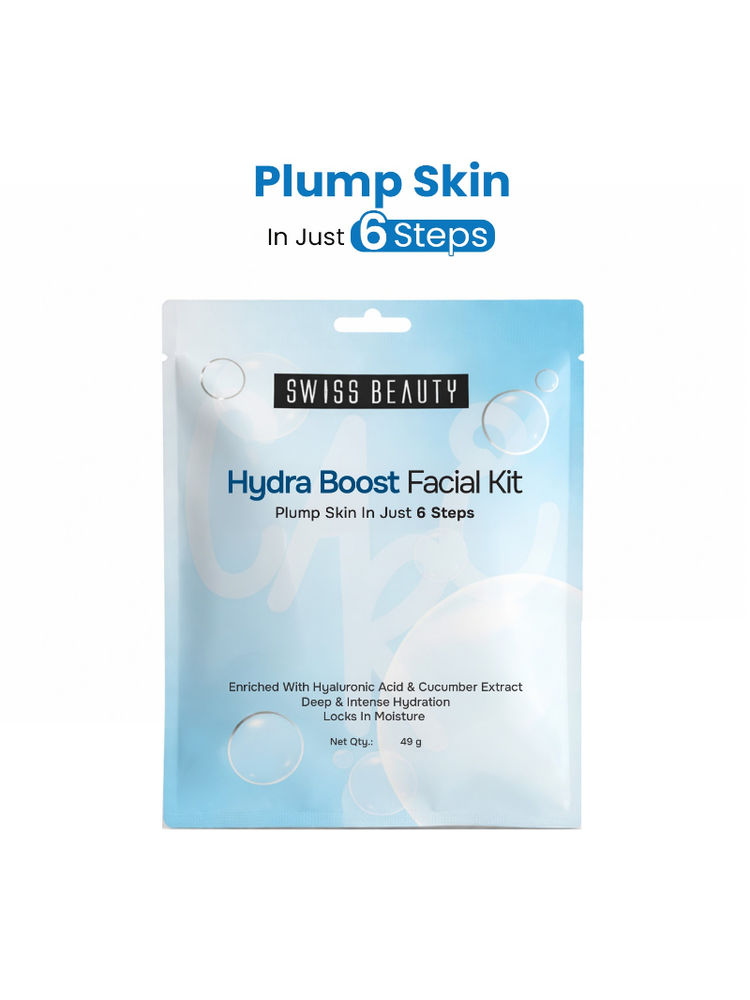 Swiss Beauty Care Hydro Boost Facial Kit With Hyaluronic Acid & Cucumber Extract-image-33