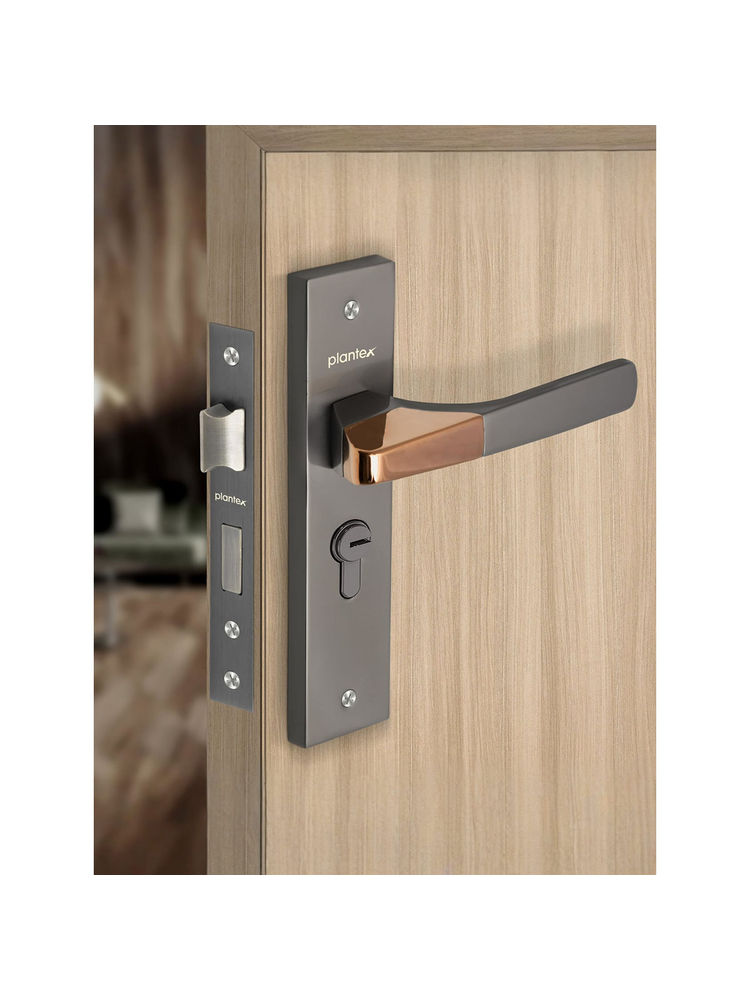 Plantex Grey Heavy-Duty Main Door Lock Handle-image-44