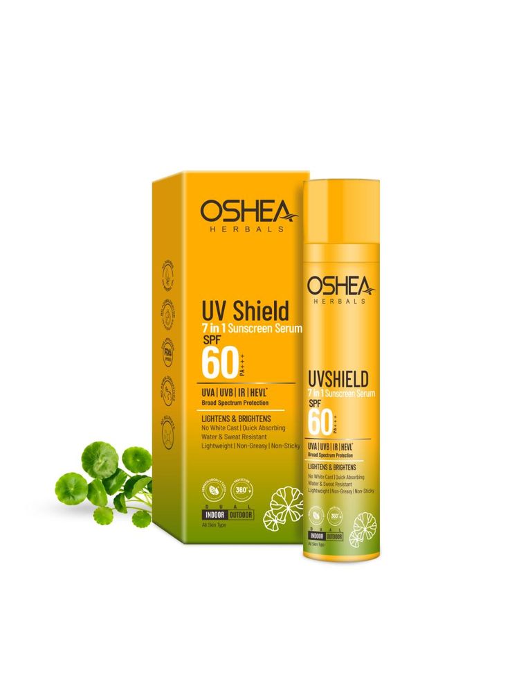 Oshea Herbals Uv Shield 7In1 Sunscreen Serum SPF 60 PA+++-image-42