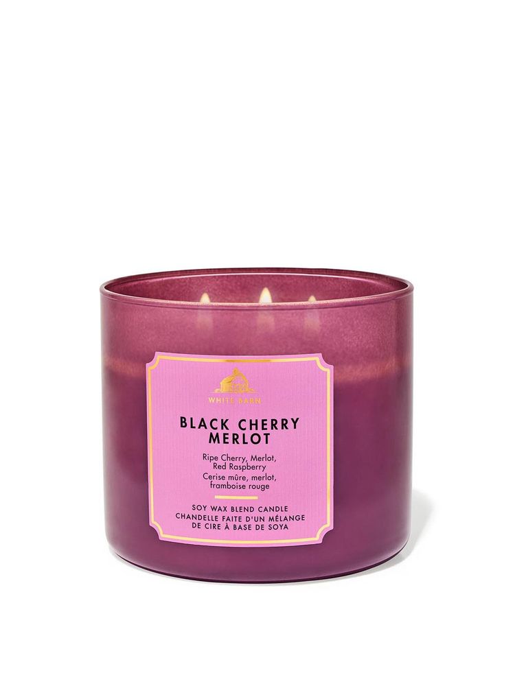Bath & Body Works Black Cherry Merlot 3-Wick Candle