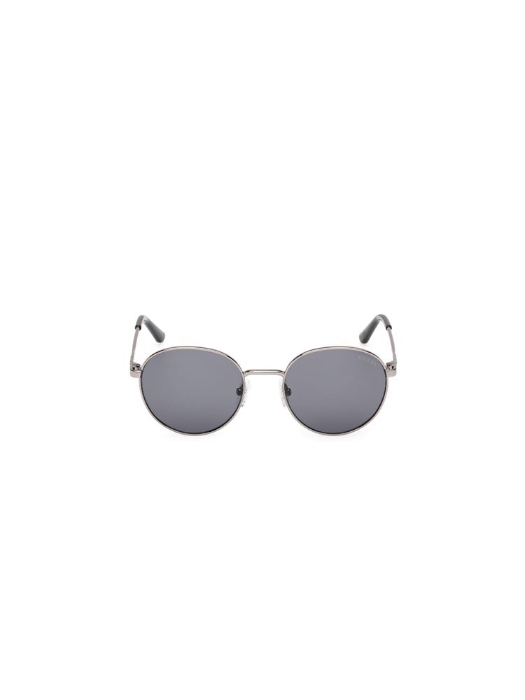 guess fashion Guess Men Grey Uv Protected Round Sunglasses- GUS002374808ASG (48)-picture-18