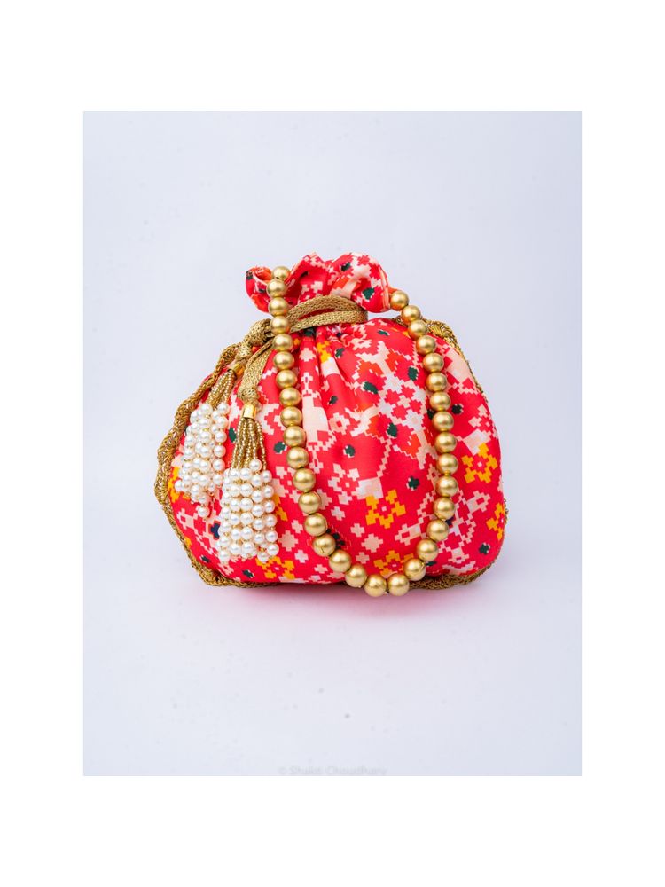 NR BY NIDHI RATHI Multi-Color Printed Potli Bag-picture-16
